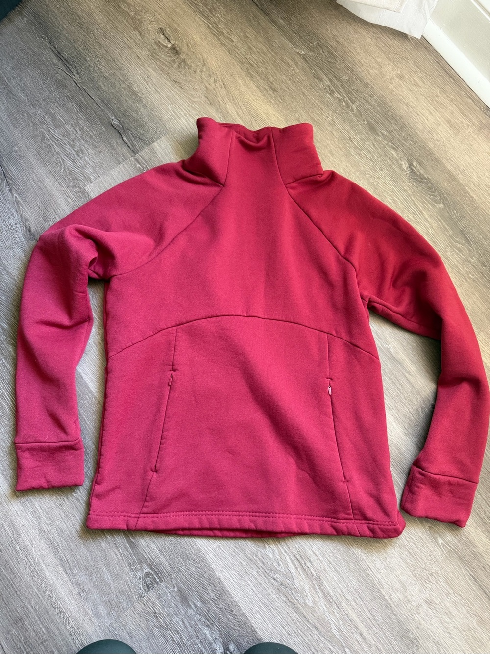 Athleta polartech funnel neck sweatshirt